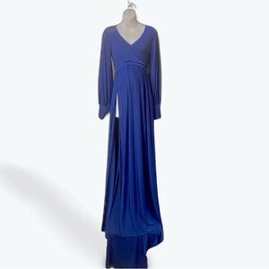 Royal Blue Maternity Dress